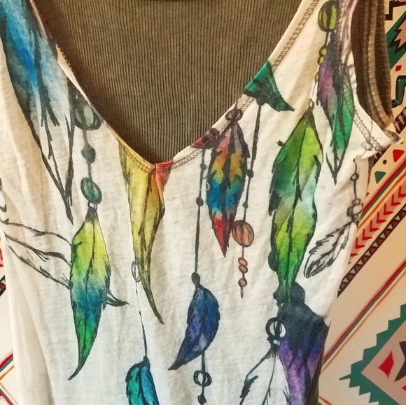 Water colored tank top - Picture 2 of 7